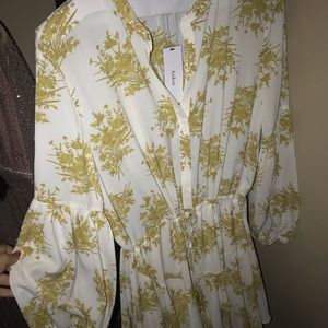 Aakaa boho floral mini dress